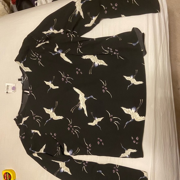 Stork and flower Blouse